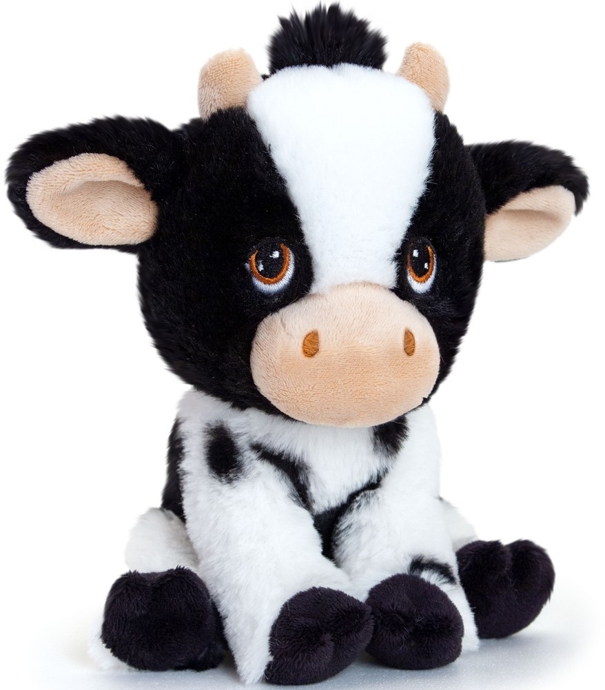 Jucărie de pluș Keel-Toys Cow 18cm (SE6703)