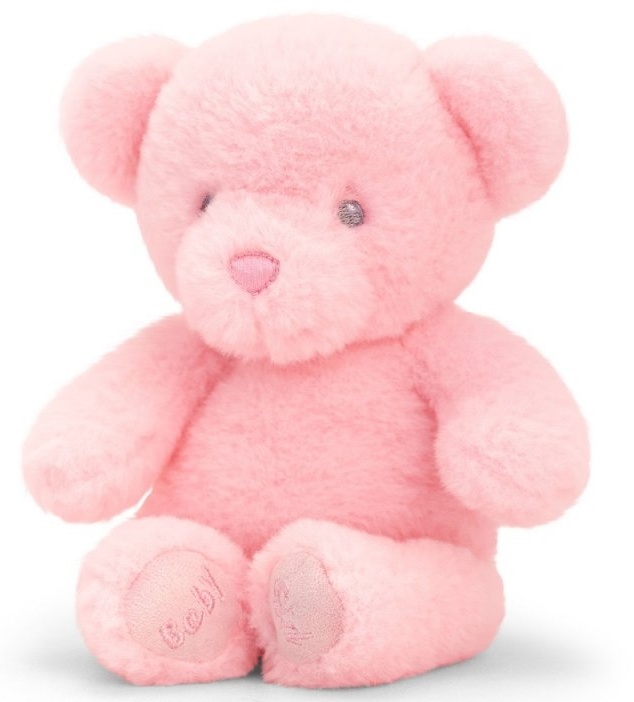 Jucărie de pluș Keel-Toys Baby Girl Bear 25cm (SE9103)