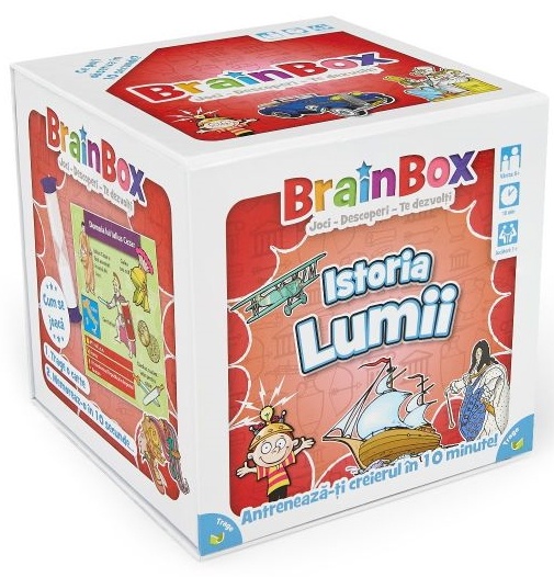 Joc educativ de masa BrainBox Istoria Lumii (G114017)