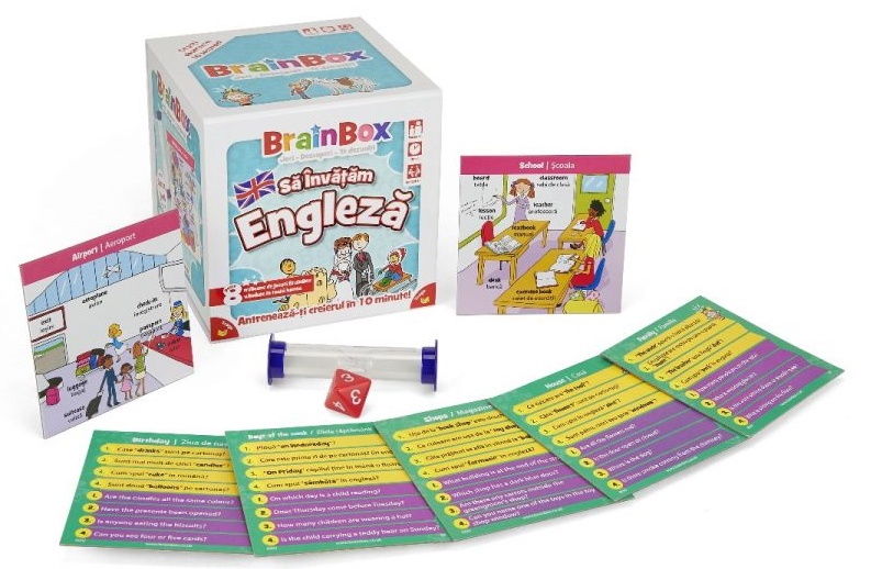 Joc educativ de masa BrainBox Sa invatam Engleza (G114052)