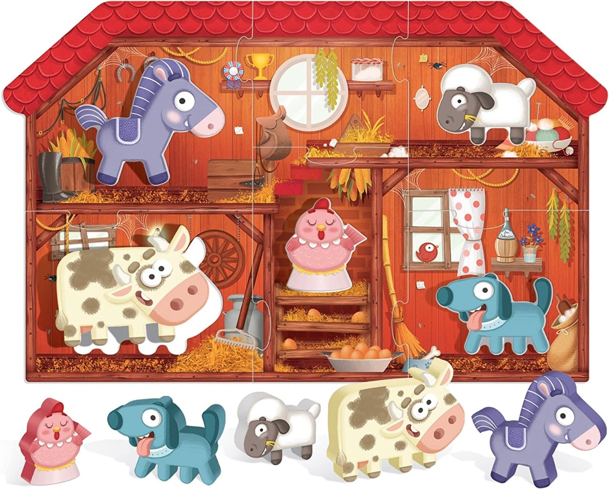 Puzzle Headu Montessori Farm (IT20140)
