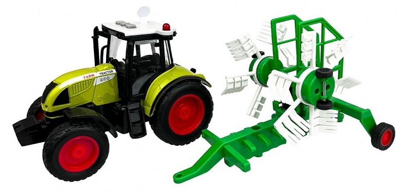 Машина Wenyi 1:16 Trailered Farm Tractor (WY900D)