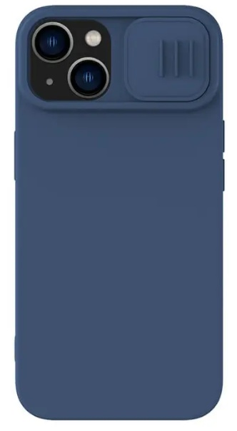 Чехол Nillkin Apple iPhone 14 CamShield Silky Silicone Case Midnight Blue