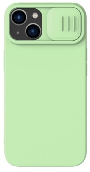Husa de protecție Nillkin Apple iPhone 14 CamShield Silky Silicone Case Mint Green