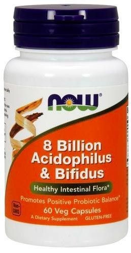 Vitamine NOW 8 Billion Acidophilus & Bifidus 60cap
