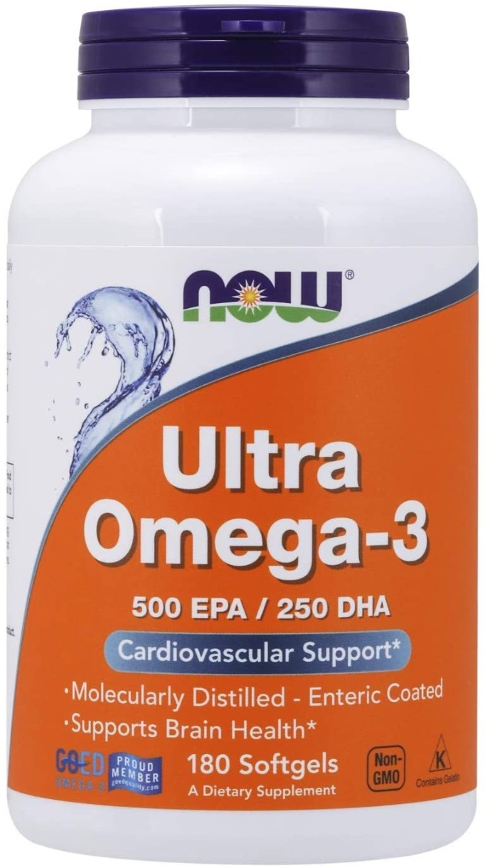 Витамины NOW Ultra Omega-3 180cap