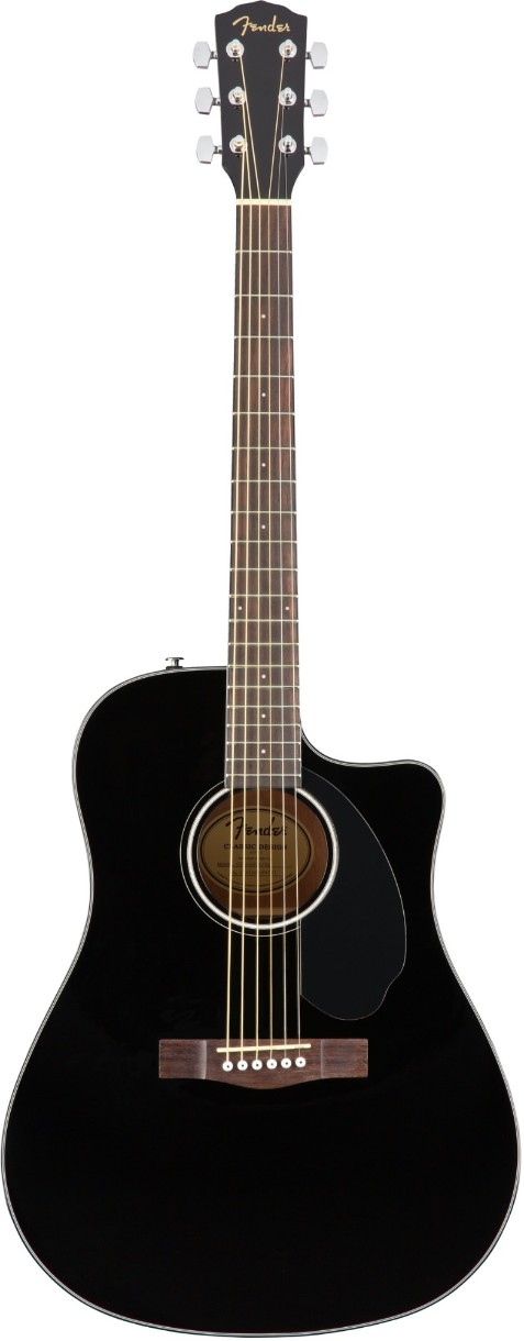 Chitară electro-acustică Fender CD-60SCE Black