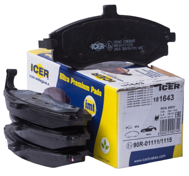 Set placute frână ICER 181643
