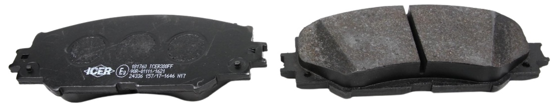 Set placute frână ICER 181760