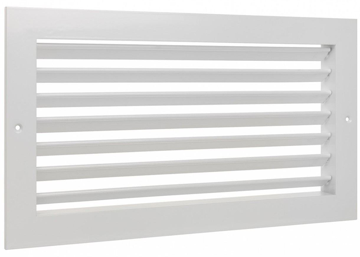 Grilaj de ventilare Blauberg ORG 400x200 White Metal