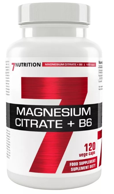 Vitamine 7Nutrition Magnesium Citrate + B6 120cap