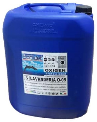 Профессиональное чистящее средство Sanidet Lavanderia O-05 Oxigen 20kg (SD2050S)