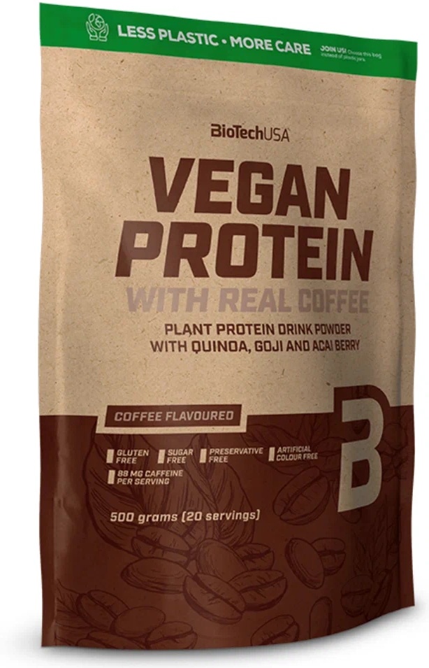 Proteină Biotech Vegan Protein Coffee 500g