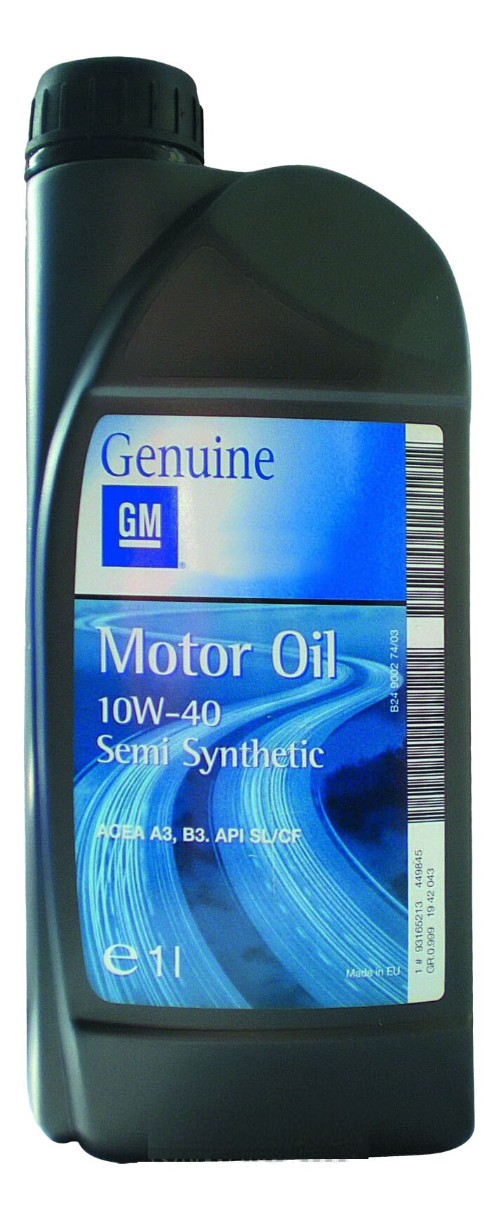 Моторное масло General Motors Semi-Synthetic 10W-40 1L