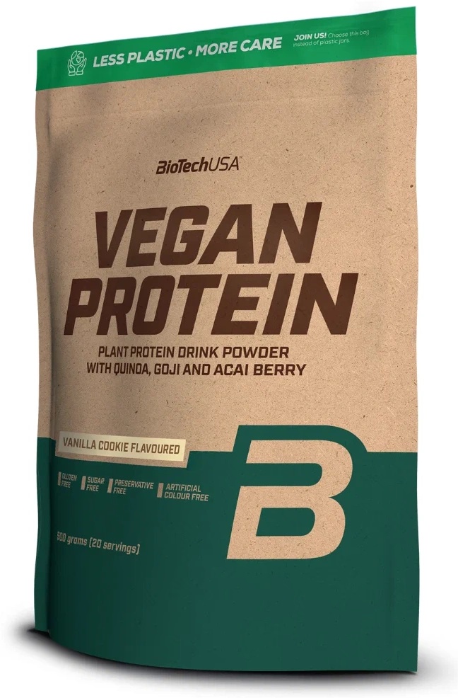 Протеин Biotech Vegan Protein Vanilla Cookie 500g