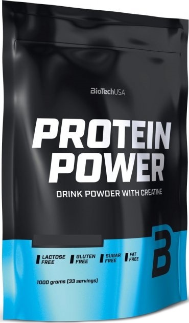 Протеин Biotech Protein Power Strawberry & Banana 1000g