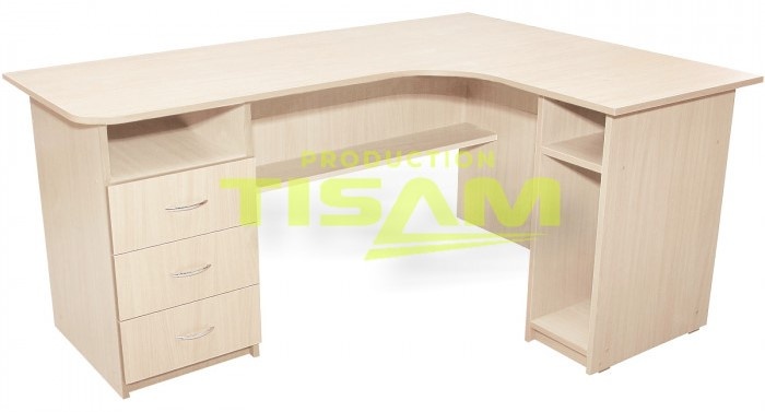 Masa de birou Tisam (4007) Stejar Lăptos