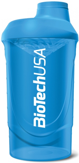 Шейкер для спортивного питания Biotech Wave Blue 600ml