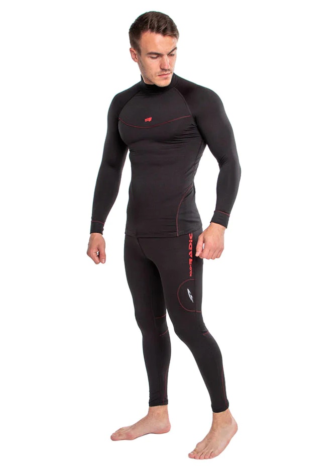 Termocomplect pentru bărbați Rough Radical Raptor Man Black XL