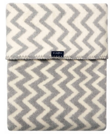 Одеяло для малышей Womar Zaffiro Zigzag Grey/White 75х100