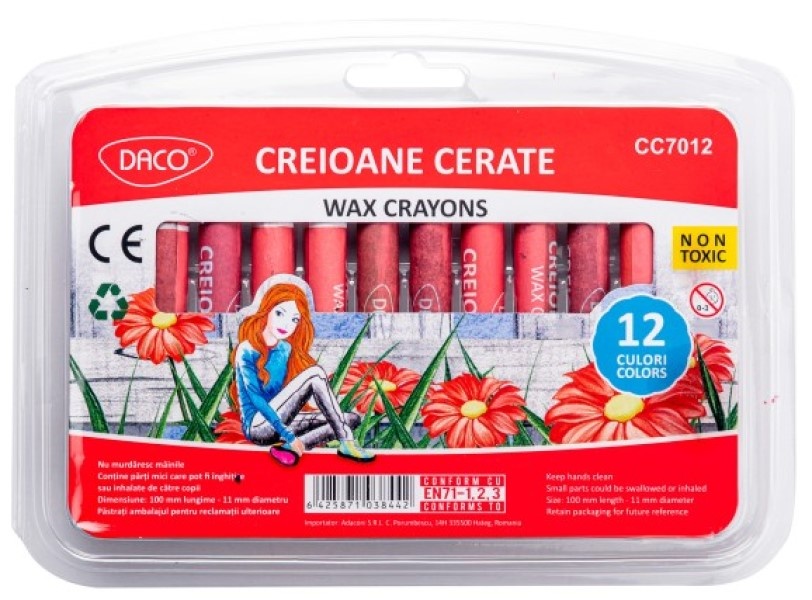 Набор цветных карандашей Daco 12pcs (CC7012)