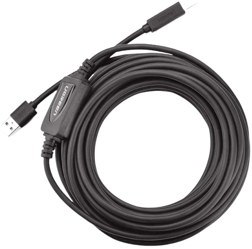 Cablu Ugreen USB 2.0 to USB-B 10m Black (10374)