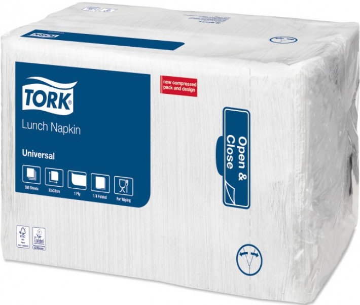 Салфетки для сервировки стола Tork Universal (509300)