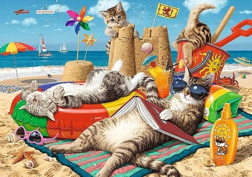 Puzzle Trefl 1000 Cat holidays (10674)