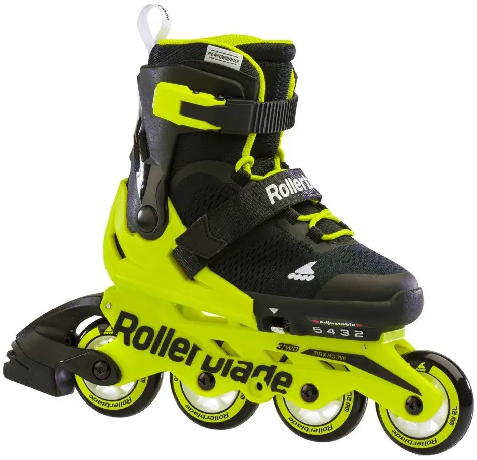 Role RollerBlade Microblade Black/Neon (33-36.5)