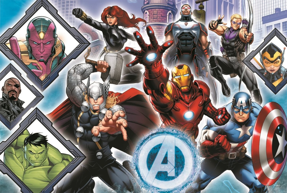 Puzzle Trefl 104 Your favorite Avengers (50018)