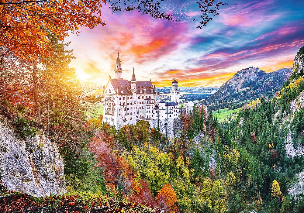 Puzzle Trefl 500 View of Neuschwanstein Castle Germany (37427)