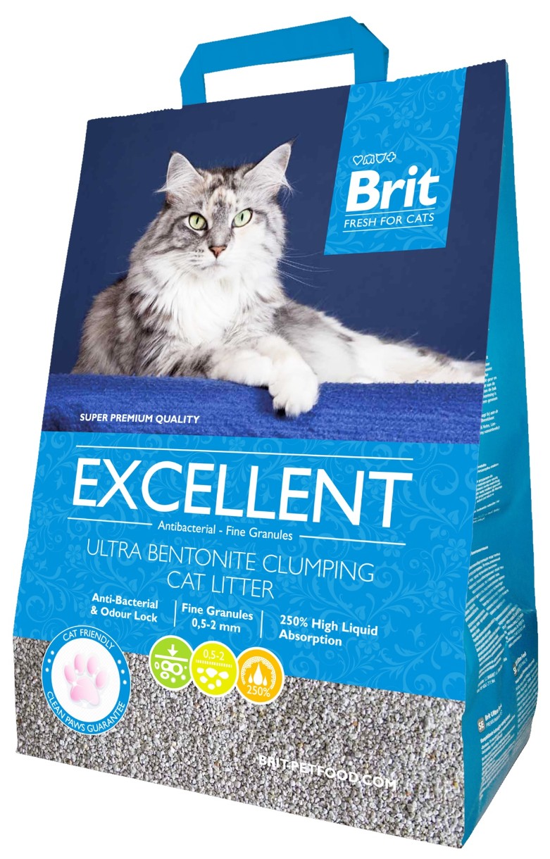 Asternut igienic pentru pisici Brit Bentonite 5kg