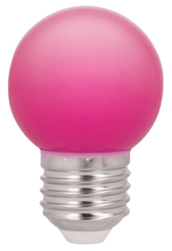 Лампа Forever Light E27 G45 2W 230V Pink 5pcs