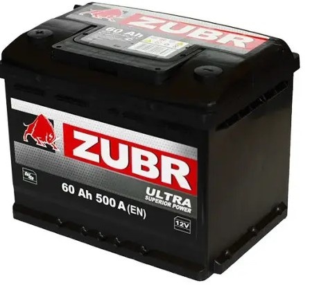 Автомобильный аккумулятор Zubr 6CT Ultra 60 Ah R+