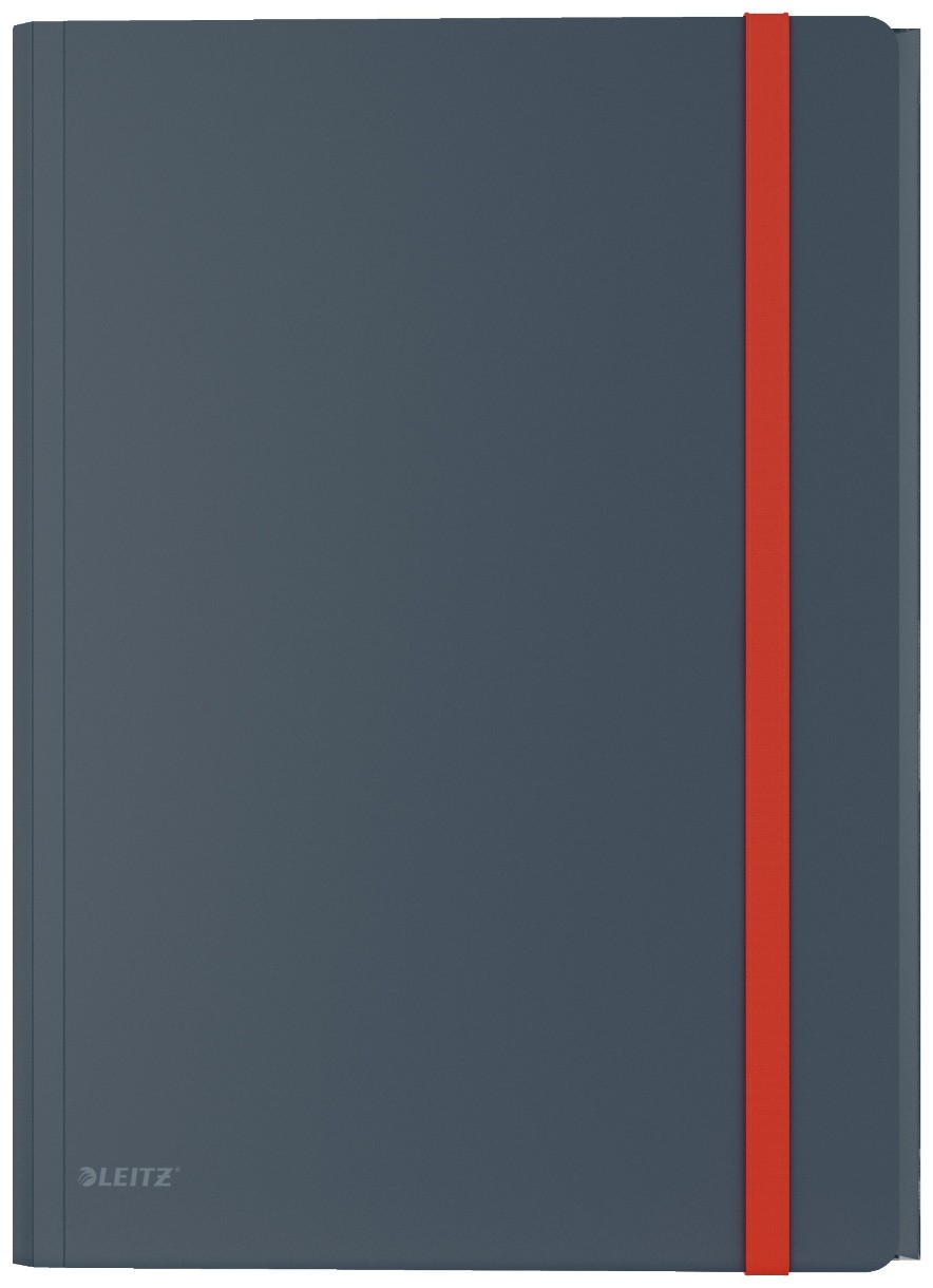 Папка на резинке Leitz Cosy А4 Plastic Grey