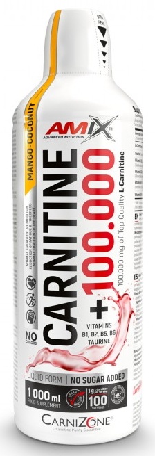 Жиросжигатель Amix Carnitine 100.000 1000ml Mango & Coconut