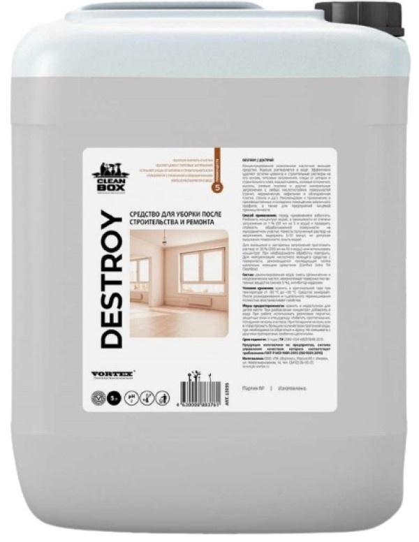 Профессиональное чистящее средство CleanBox Alfa DeStroy 5L (13095)