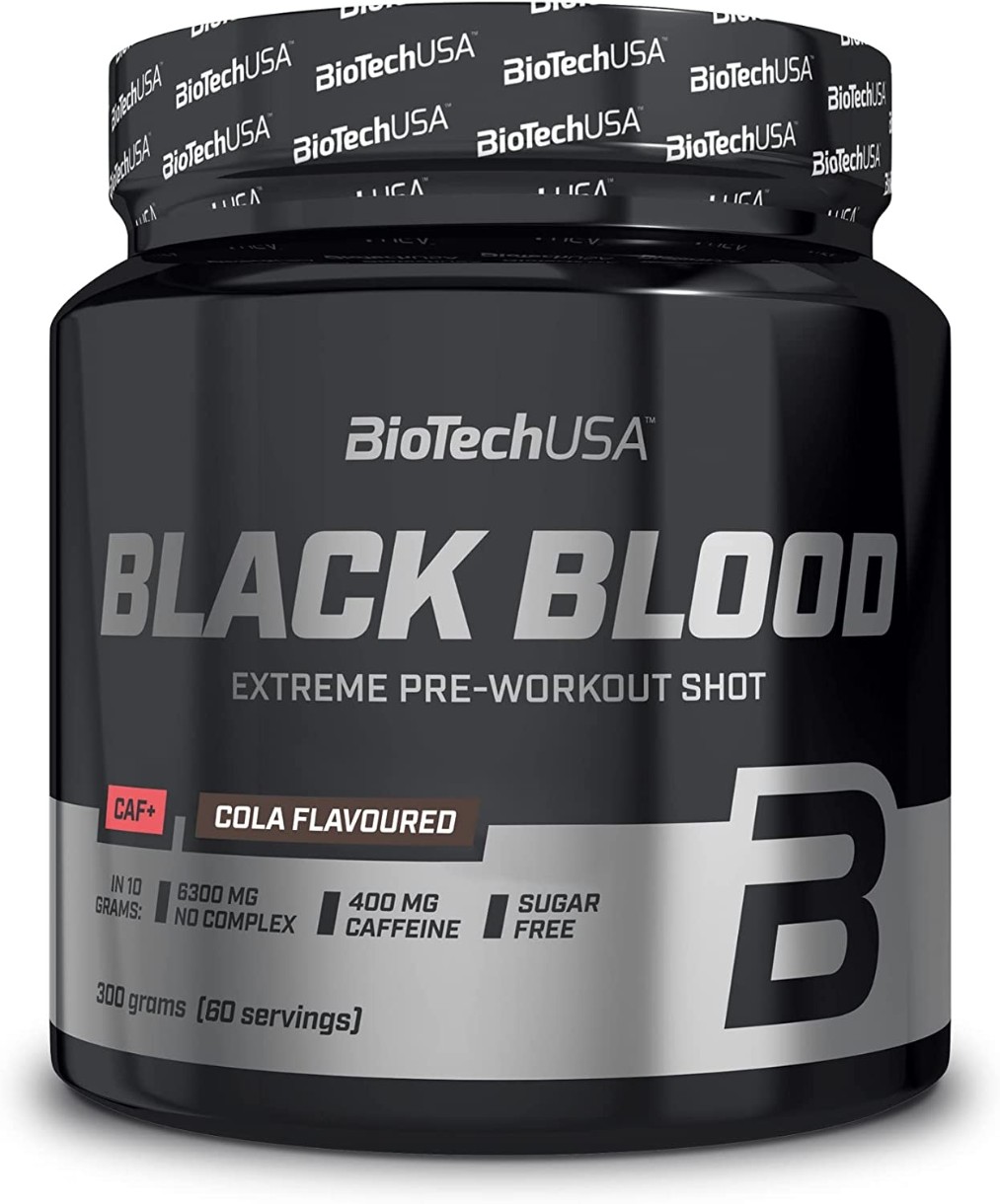 Complex pre-antrenament Biotech Black Blood CAF+ Cola 300g