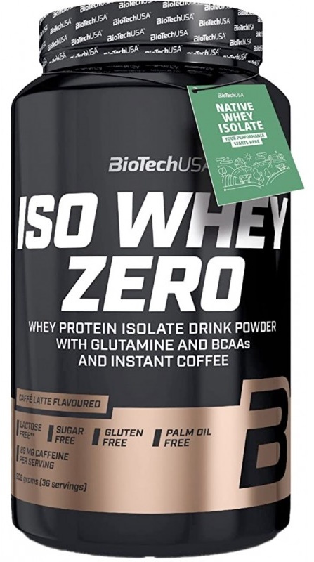 Proteină Biotech Iso Whey Zero Caffe Latte 908g