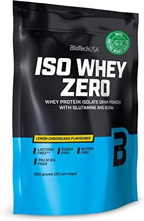 Proteină Biotech Iso Whey Zero Lemon Cheesecake 500g