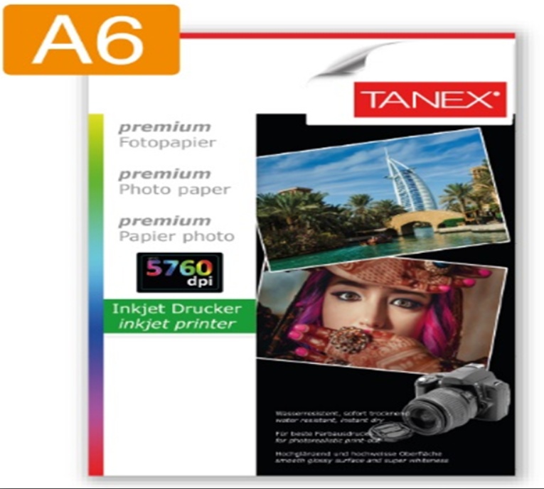 Фотобумага Tanex А6 180g 100p Glossy (HC-180-100A6)