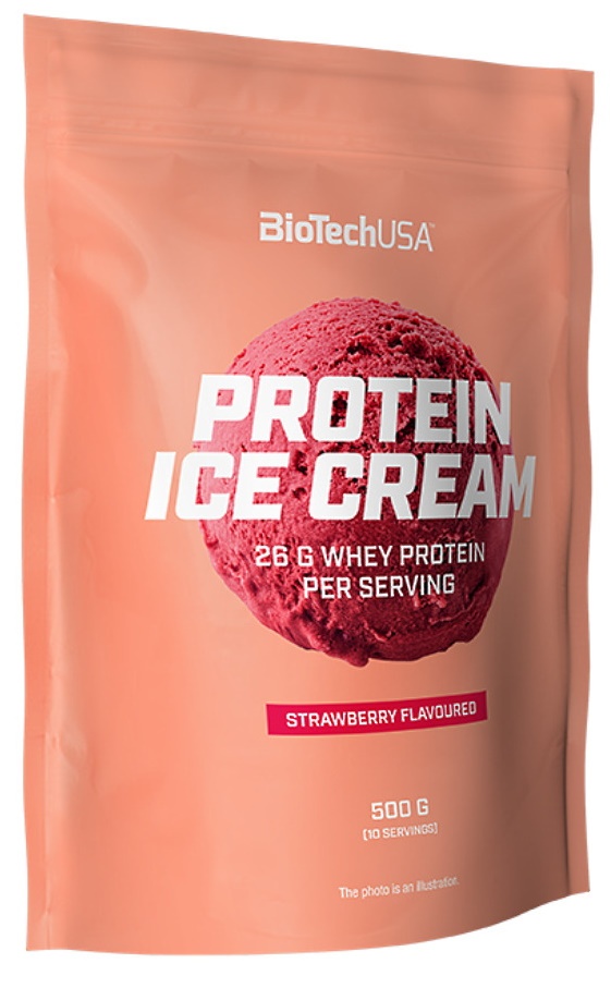 Смесь для десертов Biotech Protein Ice Cream Strawberry 500g