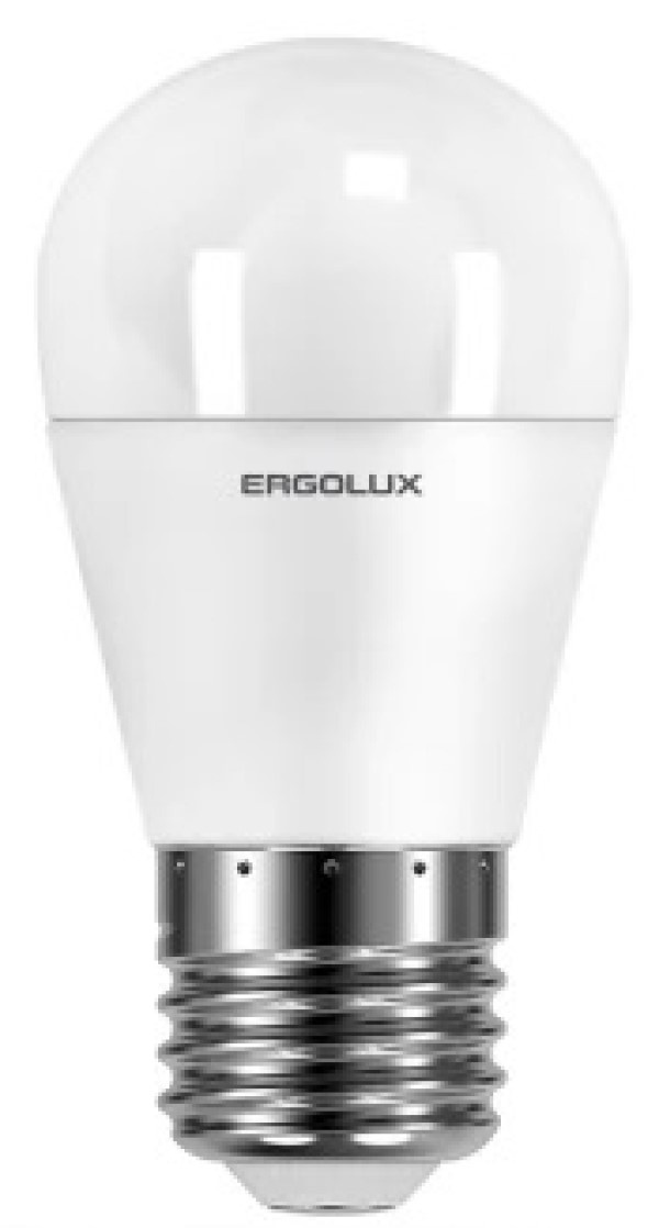 Лампа Ergolux LED-G45-9W-E27-4K