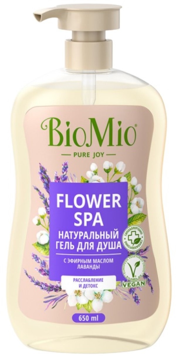 Гель для душа BioMio Flower Spa Shower Gel 650ml