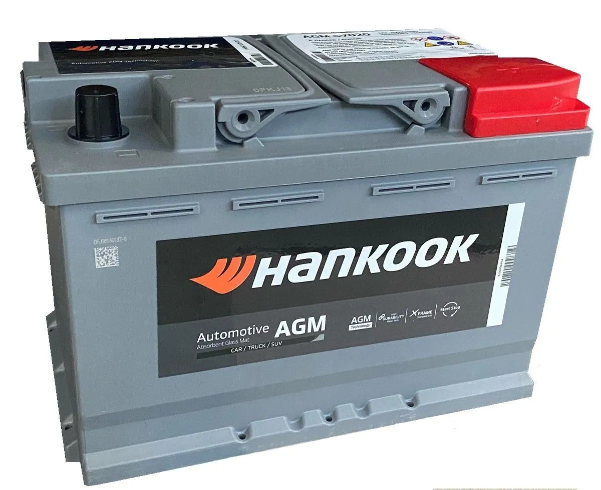 Автомобильный аккумулятор Hankook AGM SA57020 70Ah