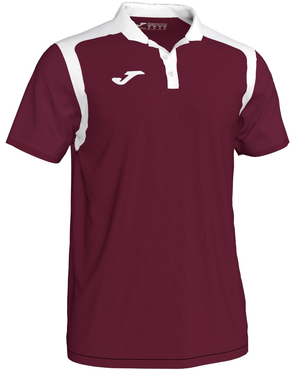 Tricou bărbătesc Joma 101265.672 Burgundy/White M