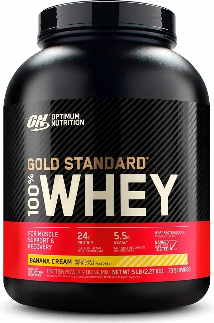 Протеин Optimum Nutrition Gold Standard 100% Whey Banana Cream 2270g