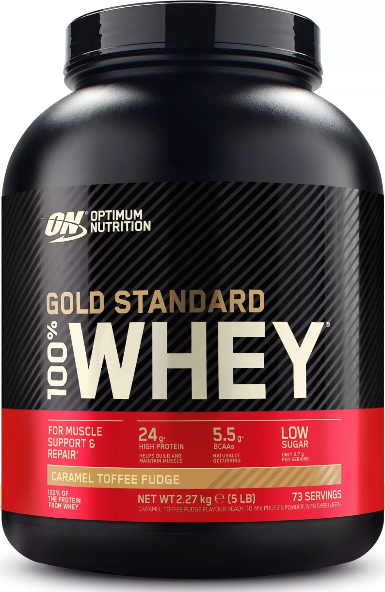 Протеин Optimum Nutrition Gold Standard 100% Whey Caramel Toffe 2270g