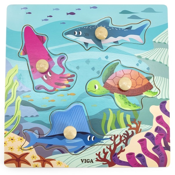 Puzzle Viga Aquatic Animals (44594)