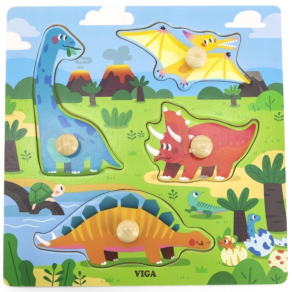 Puzzle Viga Dinosaurus (44596)